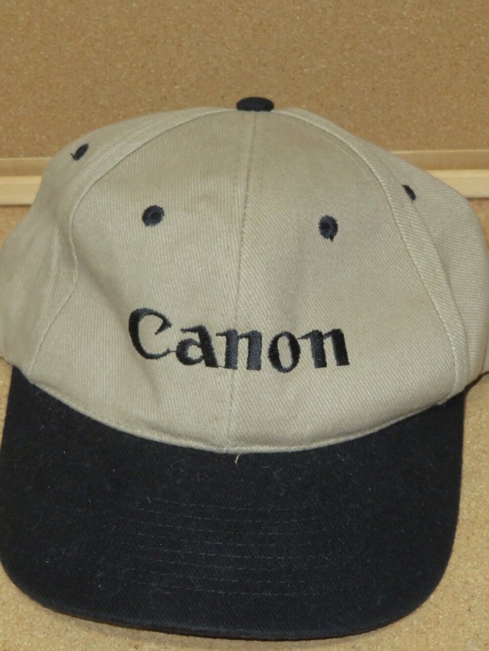 Vintage Canon Hat Beige Hat
